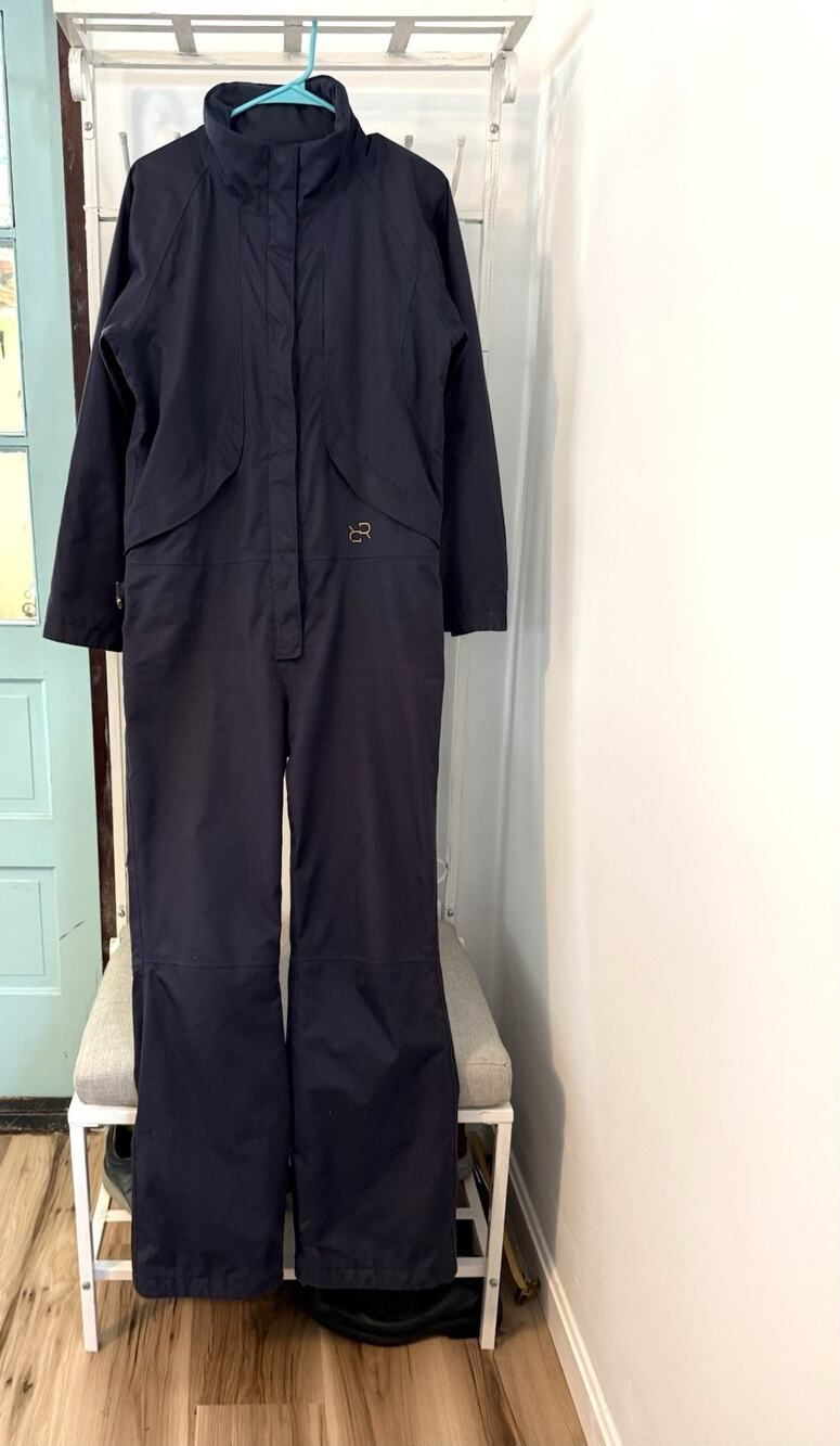 Redingote insulated jumpsuit blue md sports winter
